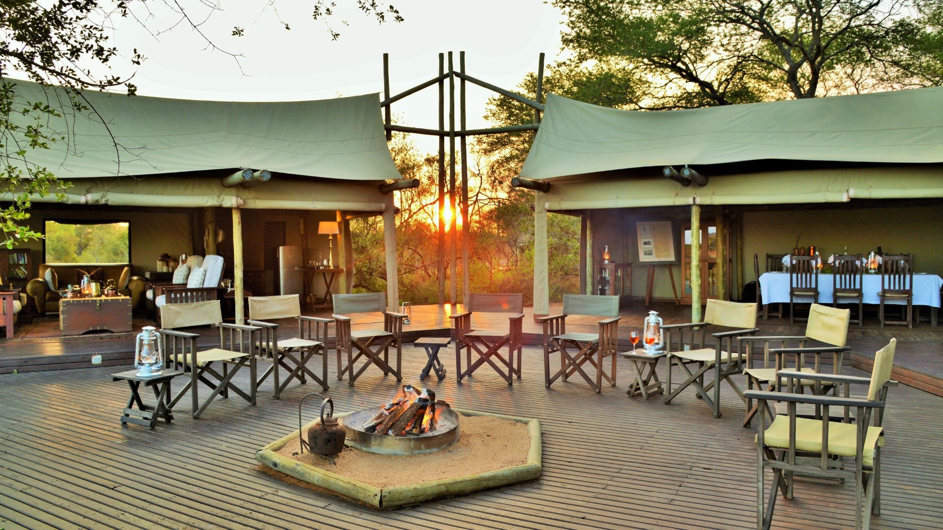 Plains Camp (home of Rhino Walking Safaris) - HR - Main Lodge Boma 1 - 2mp