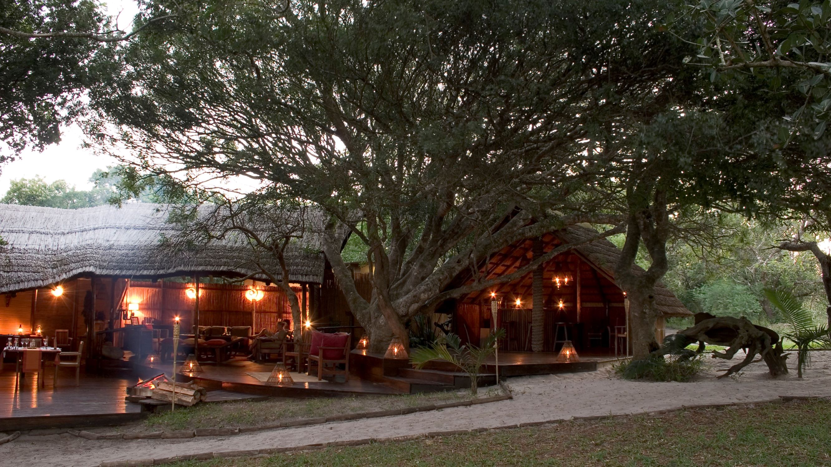 Kosi Forest Lodge Dining Exterior