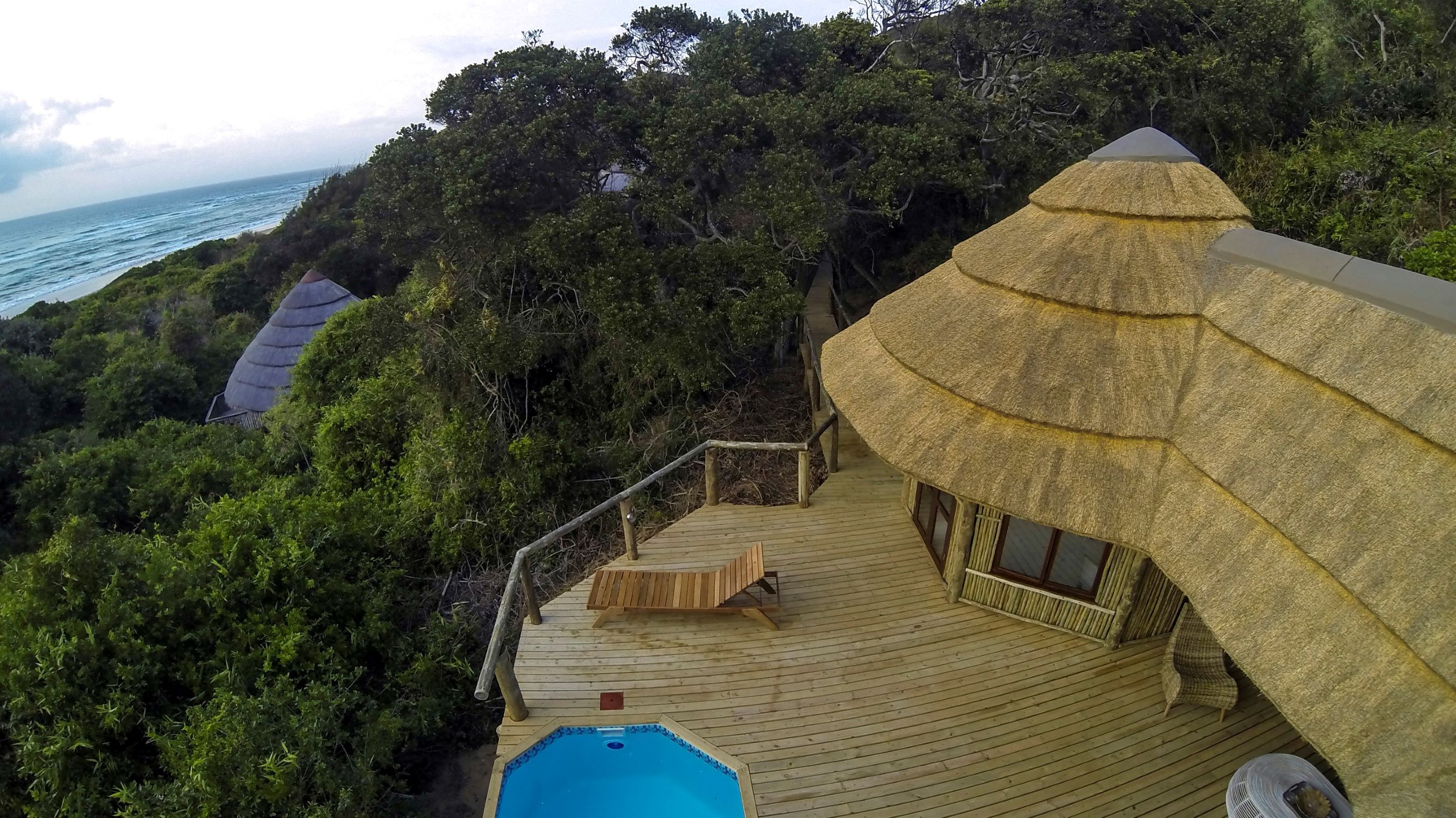 Thonga Beach Lodge Deluxe Ocean View Aerial